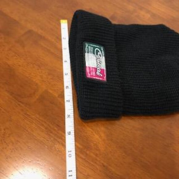 Decky Criccas Black Beanie Hat OS NWT. - Picture 8 of 9